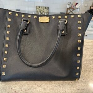Black Studded Handbag